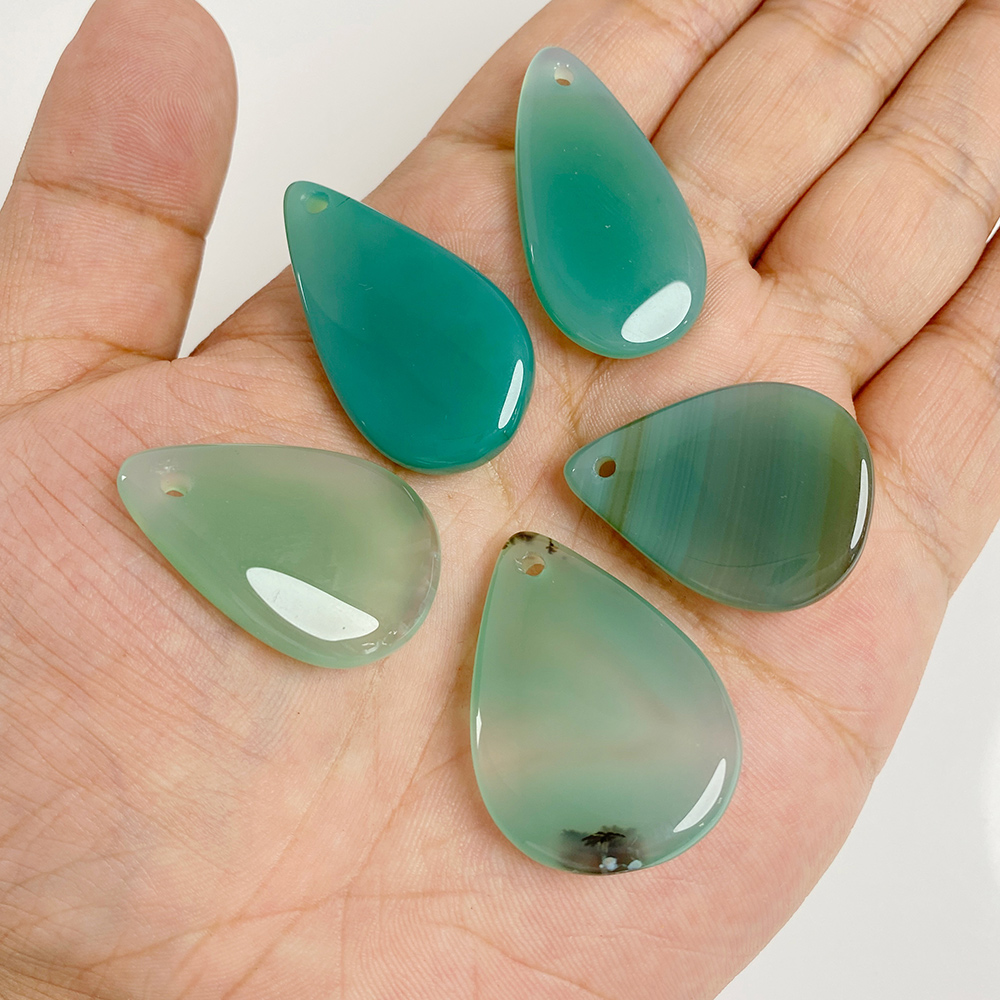 1PC Big Waterdrop Shape Stone  - огляд і ціна Crystal Pendant Necklace Natural Stone