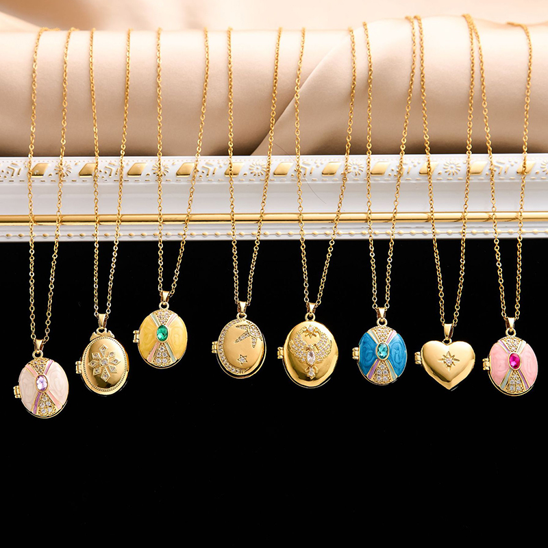ANENJERY 316L Stainless Steel  - огляд і ціна Heart Locket Necklace Photo