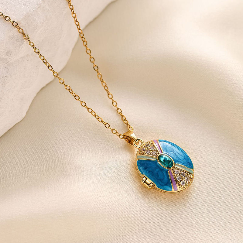 ANENJERY 316L Stainless Steel  - огляд і ціна Heart Locket Necklace Photo