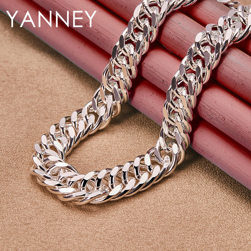 10MM 925 Sterling Silver 20/24 - огляд і ціна Cuban Link Chain 12Mm
