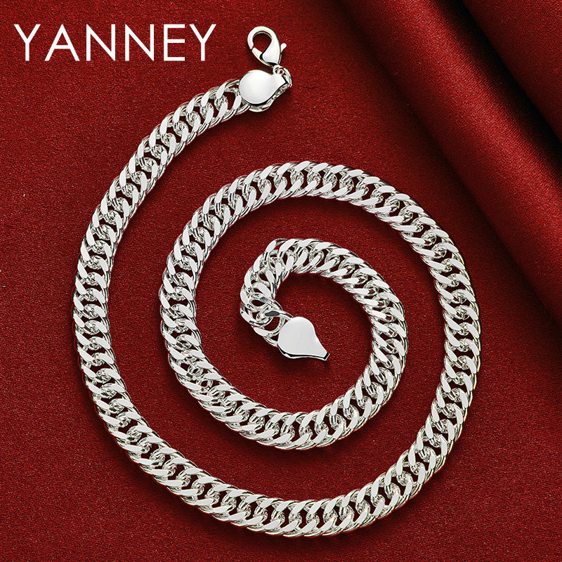 10MM 925 Sterling Silver 20/24 - огляд і ціна Cuban Link Chain 12Mm