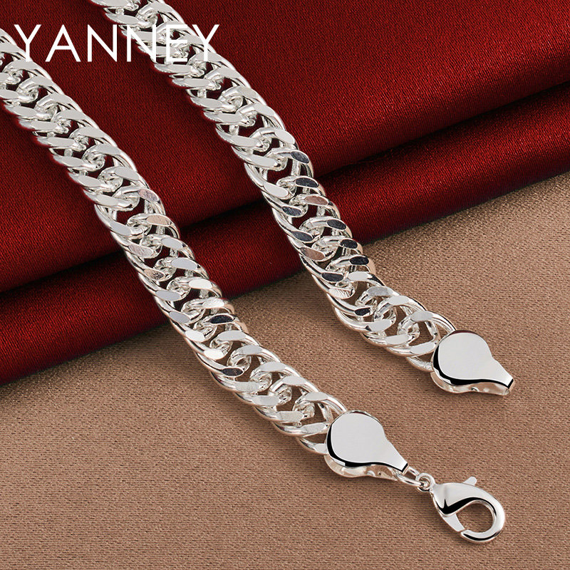 10MM 925 Sterling Silver 20/24 - огляд і ціна Cuban Link Chain 12Mm