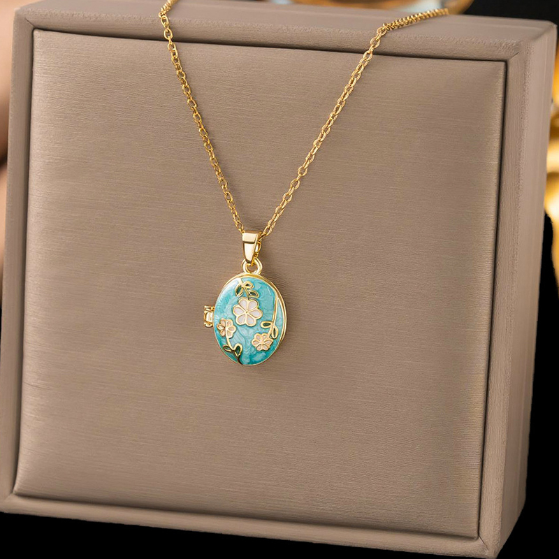 ANENJERY 316L Stainless Steel  - огляд і ціна Heart Locket Necklace Photo