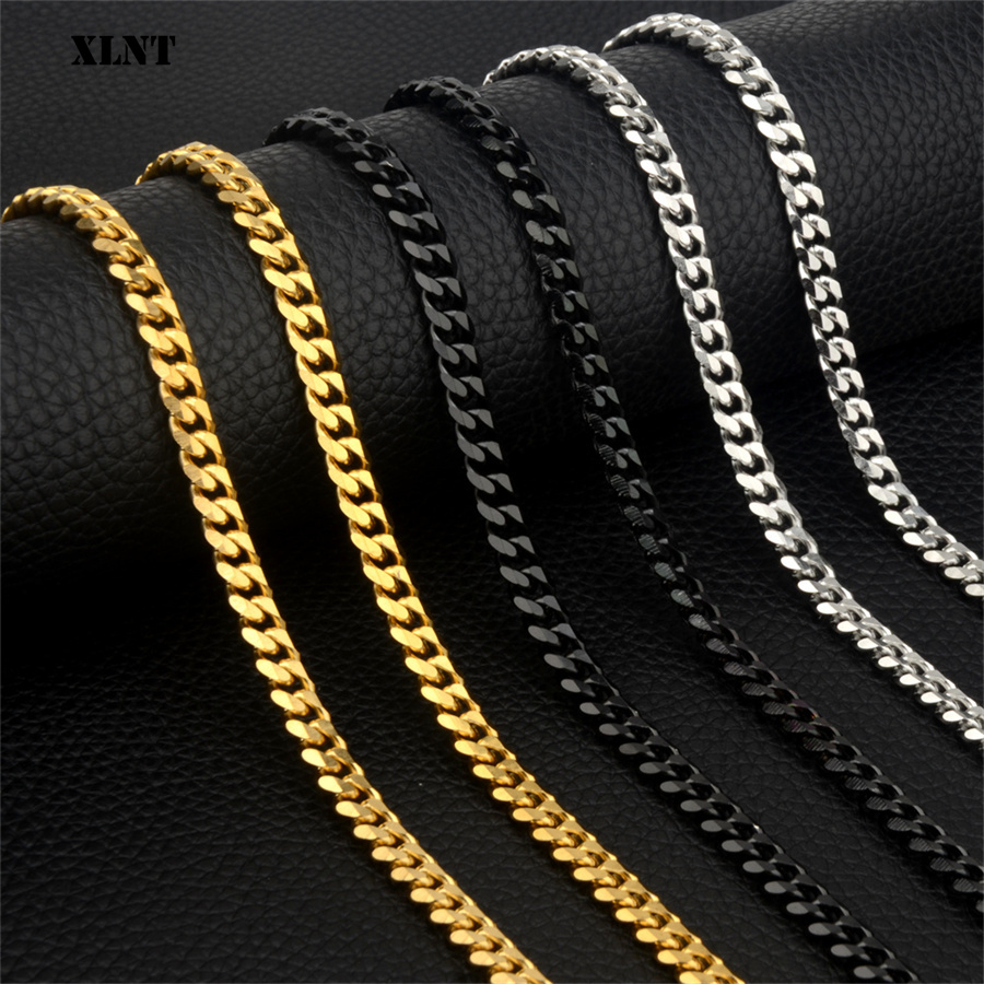 3/5/7/9/11mm Men's Silver Colo - огляд і ціна Cuban Link Chain 12Mm