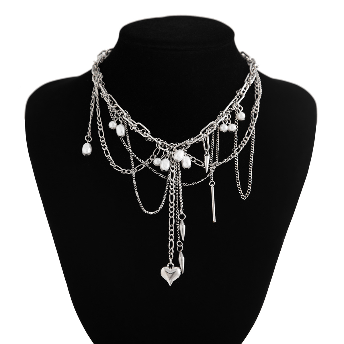 Vintage Irregular Imitation Pe - огляд і ціна Pearl Choker Necklace Vintage