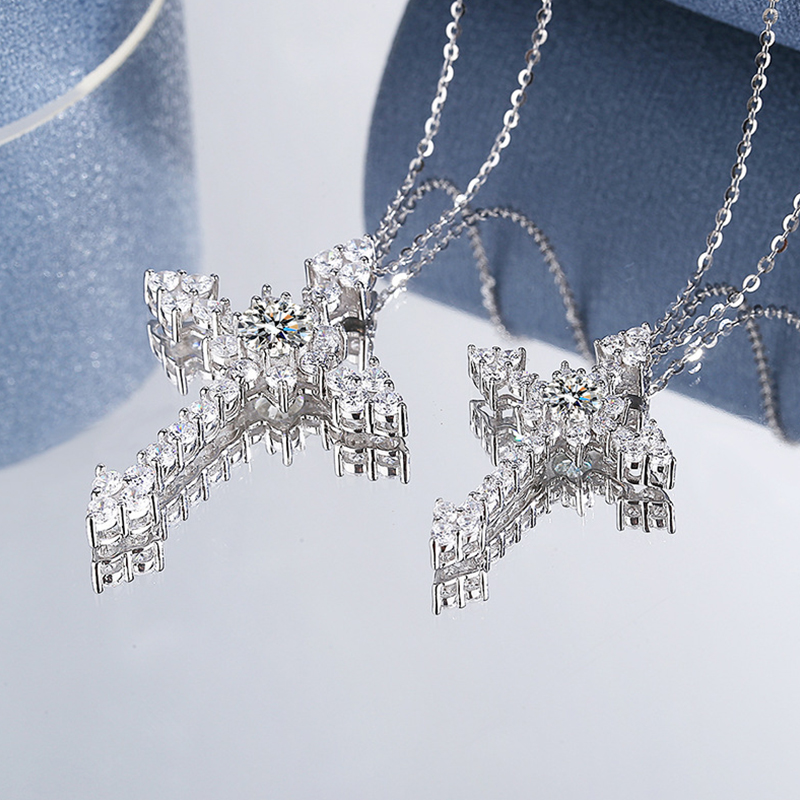 IOGOU 0.5/1CT D VVS1 Moissanit - огляд і ціна 925 Sterling Silver Chain Necklace Men