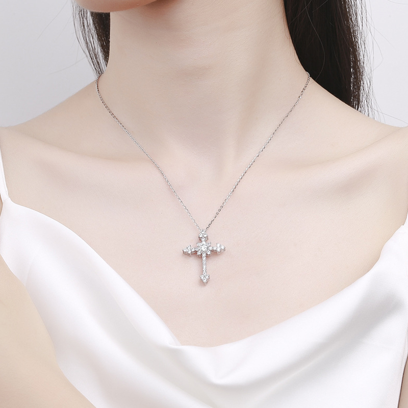 IOGOU 0.5/1CT D VVS1 Moissanit - огляд і ціна 925 Sterling Silver Chain Necklace Men