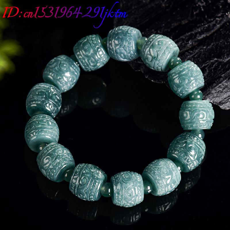 Natural Burmese Jadeite Carved - огляд і ціна Bracelets