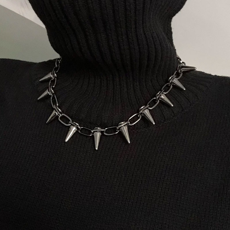Fashion Punk Spike Chokers Nec - огляд і ціна Goth Punk Spike Choker