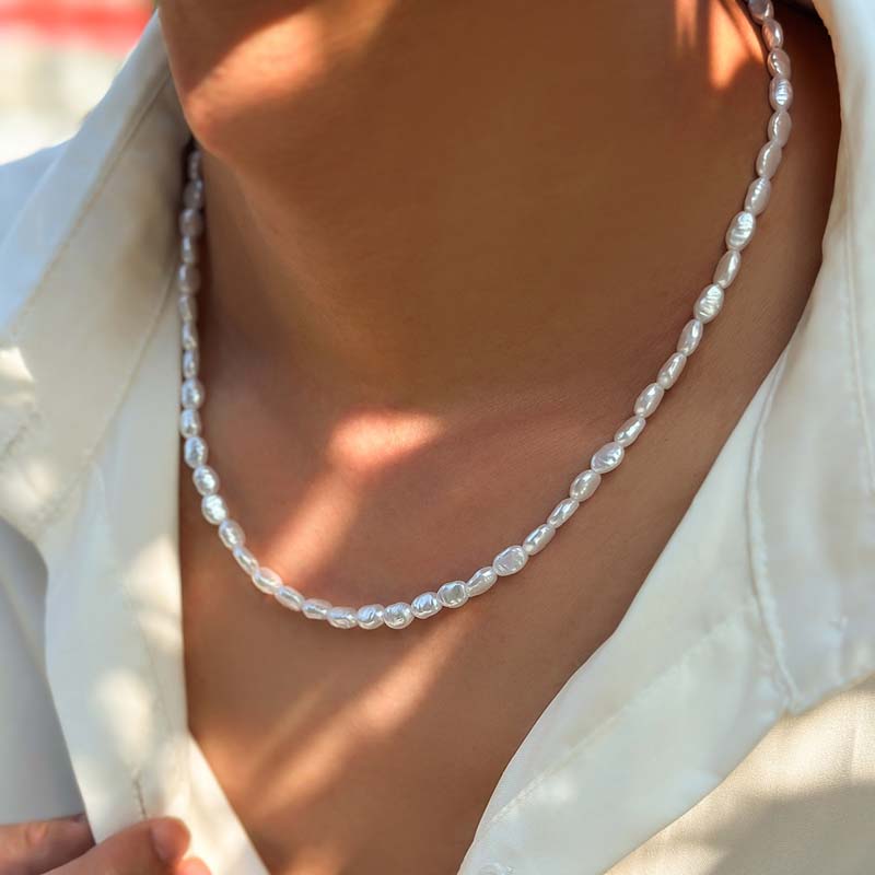 New Fashion Simple Imitation P - огляд і ціна Pearl Choker Necklace Vintage